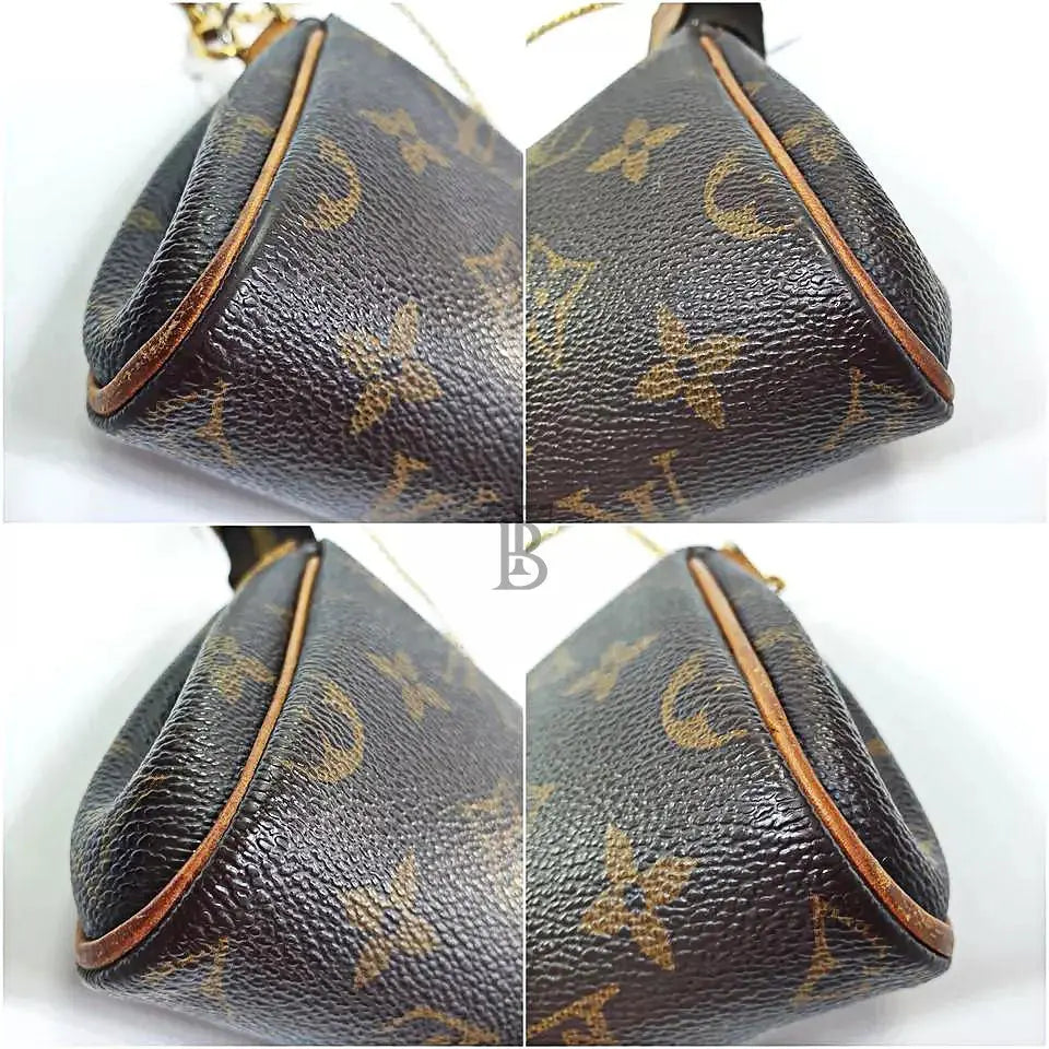 Authentic Louis Vuitton Eva Clutch Monogram M95567 With One-ring Genuine Repair LE179 - The Baggerie