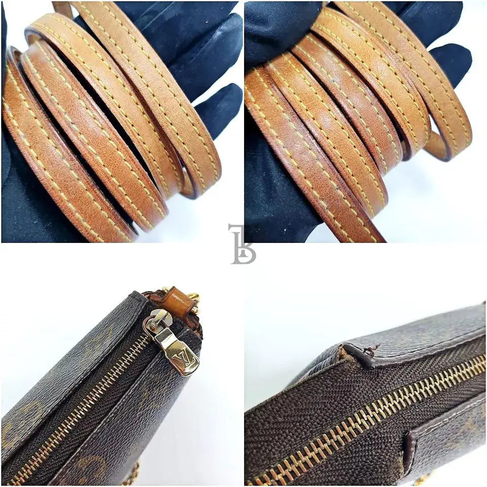 Authentic Louis Vuitton Eva Clutch Monogram M95567 With One-ring Genuine Repair LE179 - The Baggerie