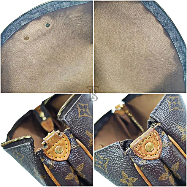 Authentic Louis Vuitton Eva Clutch Monogram M95567 With One-ring Genuine Repair LE179 - The Baggerie