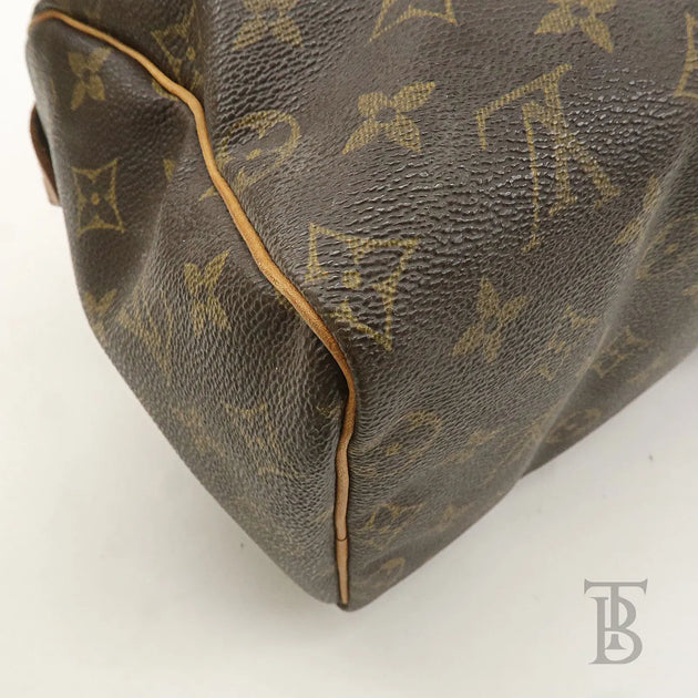 Authentic Louis Vuitton Monogram Speedy 25 Boston Bag M41528 (Pre-Owned) - The Baggerie