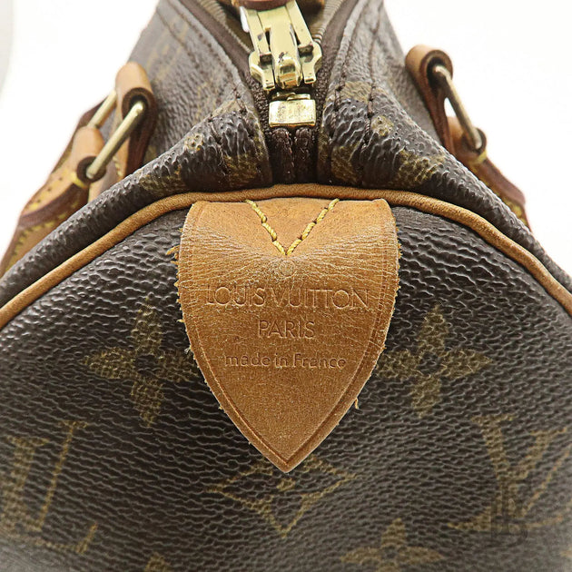 Authentic Louis Vuitton Monogram Speedy 25 Boston Bag M41528 (Pre-Owned) - The Baggerie