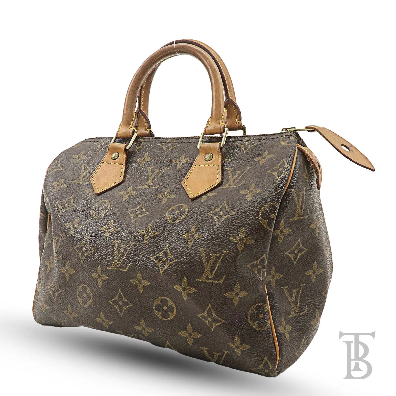 Authentic Louis Vuitton Monogram Speedy 25 Boston Bag M41528 (Pre-Owned) - The Baggerie