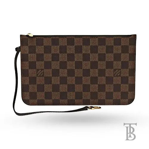 LOUIS VUITTON Damier Ebene Neverfull MM Pouch Accessory Pouch LV Authentic 61988 - The Baggerie