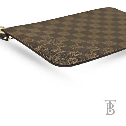 LOUIS VUITTON Damier Ebene Neverfull MM Pouch Accessory Pouch LV Authentic 61988 - The Baggerie