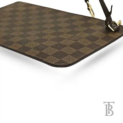 LOUIS VUITTON Damier Ebene Neverfull MM Pouch Accessory Pouch LV Authentic 61988 - The Baggerie