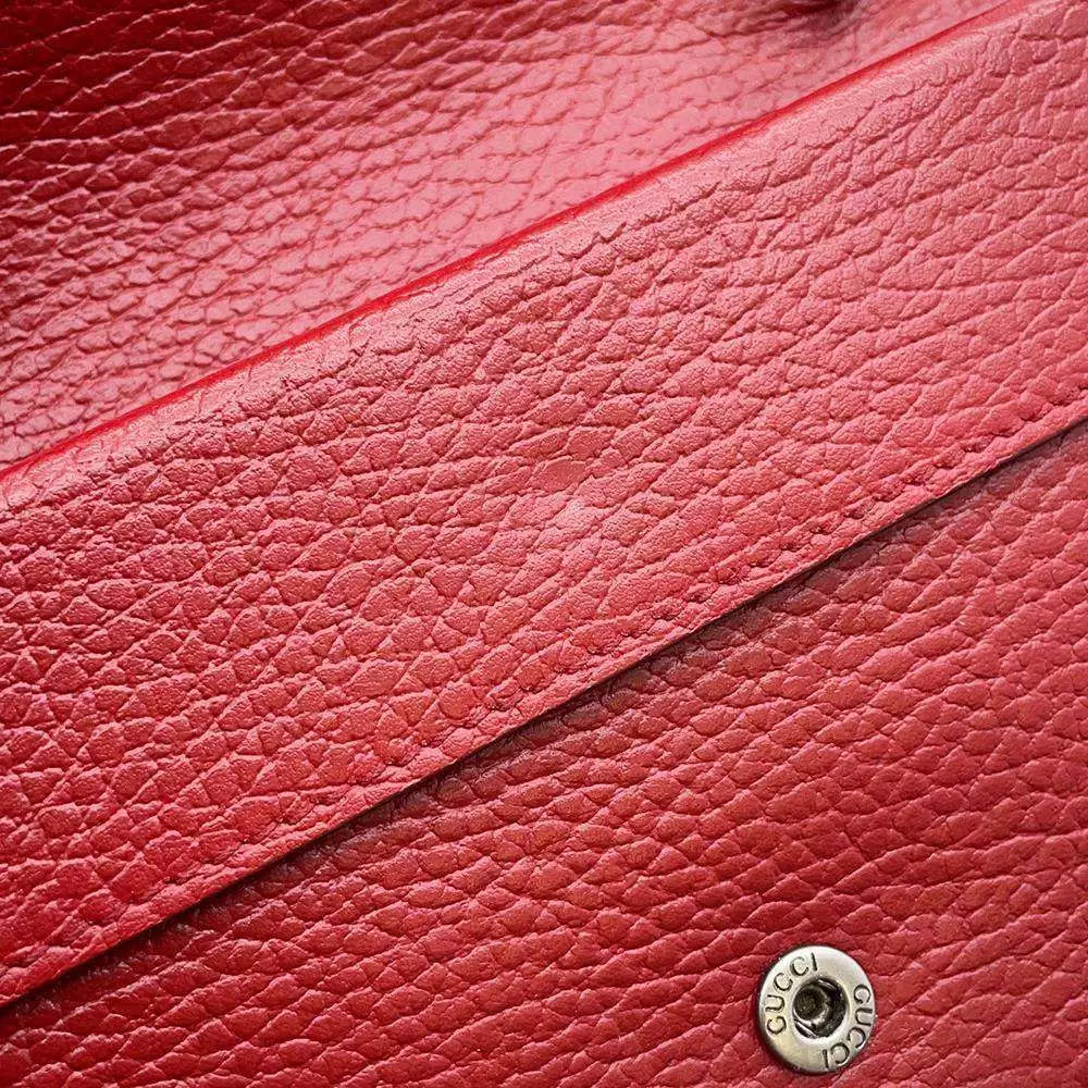 GUCCI Dionysus Chain Shoulder Leather Bag in Red Color (Pre-Owned) - The Baggerie