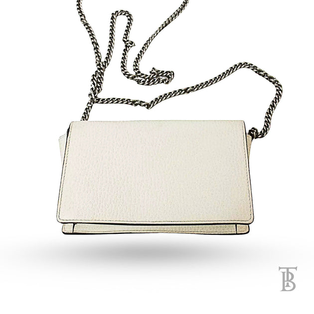 Gucci Dionysus Super Mini White Crossbody Bag - Model 476432 (Pre-Owned) - The Baggerie